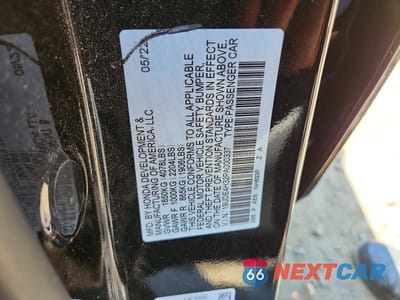 Zdjęcie 12 z 12 samochodu: 2023 ACURA INTEGRA A-SPEC VIN:19UDE4H32PA000337 - miniatura