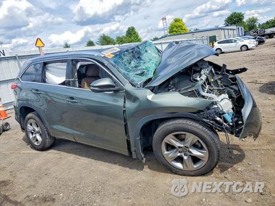 Czwarte zdjęcie samochodu z boku: 2019 TOYOTA HIGHLANDER LIMITED VIN:5TDDZRFH6KS942871 - miniatura