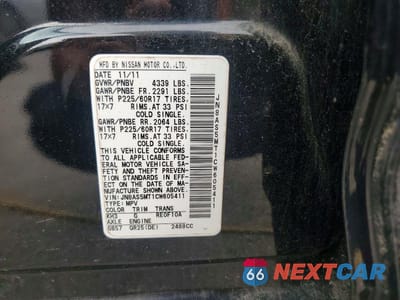 Zdjęcie 12 z 12 samochodu: 2012 NISSAN ROGUE S VIN:JN8AS5MT1CW605411 - miniatura