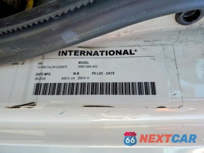 Zdjęcie 10 z 10 samochodu: 2019 INTERNATIONAL 4000 4400 VIN:1HTMKTAL0KH236970 - miniatura