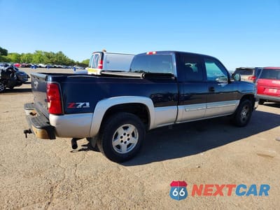 Trzecie zdjęcie samochodu z tyłu: 2005 CHEVROLET SILVERADO K1500 VIN:1GCEK19B15Z187410 - miniatura