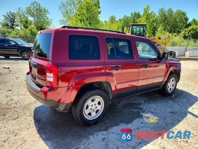 Trzecie zdjęcie samochodu z tyłu: 2012 JEEP PATRIOT SPORT VIN:1C4NJRBB1CD598778 - miniatura