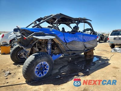 Trzecie zdjęcie samochodu z tyłu: 2021 CAN-AM MAVERICK X3 MAX X RS TURBO RR VIN:3JBVNAV40MK002342 - miniatura