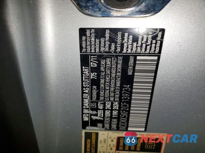 Zdjęcie 12 z 12 samochodu: 2012 MERCEDES-BENZ E 350 VIN:WDDKK5KF2CF139734 - miniatura