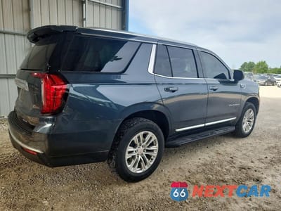 Trzecie zdjęcie samochodu z tyłu: 2021 GMC YUKON SLT VIN:1GKS2BKD3MR478319 - miniatura