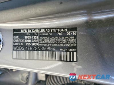 Zdjęcie 12 z 12 samochodu: 2016 MERCEDES-BENZ CLA 250 VIN:WDDSJ4EB2GN350854 - miniatura