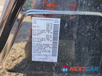 Zdjęcie 13 z 13 samochodu: 2020 NISSAN PATHFINDER PLATINUM VIN:5N1DR2DMXLC588312 - miniatura