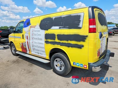 Drugie zdjęcie samochodu z przodu: 2020 GMC SAVANA 2500 CARGO DELIVERY VAN VIN:1GTW7AFG7L1180561 - miniatura