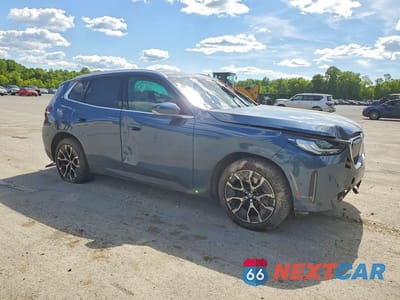 Czwarte zdjęcie samochodu z boku: 2025 BMW X3 30 XDRIVE VIN:5UX53GP06S9Y72093 - miniatura
