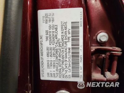 Zdjęcie 13 z 13 samochodu: 2016 ACURA RDX VIN:5J8TB4H3XGL018643 - miniatura