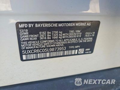 Zdjęcie 13 z 13 samochodu: 2020 BMW X5 XDRIVE40I VIN:5UXCR6C05L9B73953 - miniatura