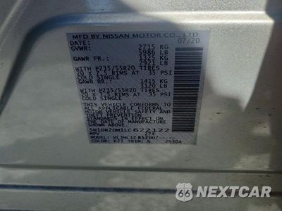 Zdjęcie 12 z 12 samochodu: 2020 NISSAN PATHFINDER PLATINUM VIN:5N1DR2DM1LC622122 - miniatura