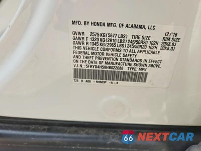 Zdjęcie 12 z 12 samochodu: 2017 ACURA MDX TECHNOLOGY VIN:5FRYD4H59HB022086 - miniatura