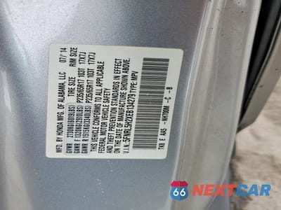 Zdjęcie 13 z 13 samochodu: 2014 HONDA ODYSSEY LX VIN:5FNRL5H2XEB134279 - miniatura