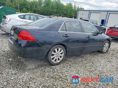 Trzecie zdjęcie samochodu z tyłu: 2007 HONDA ACCORD EX VIN:1HGCM66567A057039 - miniatura