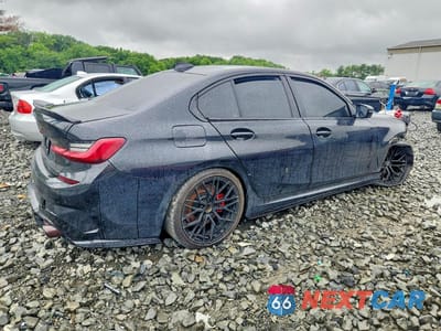 Trzecie zdjęcie samochodu z tyłu: 2021 BMW M340I VIN:3MW5U7J00M8B54475 - miniatura