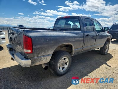 Trzecie zdjęcie samochodu z tyłu: 2004 DODGE RAM 2500 ST/SLT VIN:3D7KU28C34G221574 - miniatura