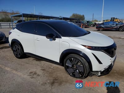Czwarte zdjęcie samochodu z boku: 2023 NISSAN ARIYA PLATINUM + VIN:JN1DF0CDXPM704937 - miniatura