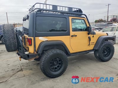 Trzecie zdjęcie samochodu z tyłu: 2013 JEEP WRANGLER SPORT VIN:1C4AJWAGXDL686939 - miniatura