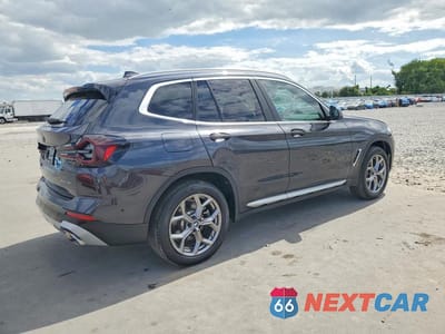 Trzecie zdjęcie samochodu z tyłu: 2024 BMW X3 XDRIVE30I VIN:WBX57DP05RN304541 - miniatura