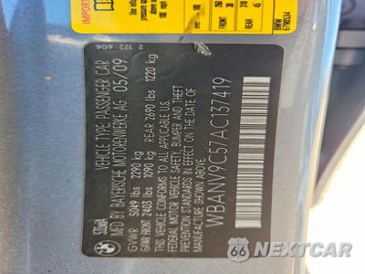 Zdjęcie 13 z 13 samochodu: 2010 BMW 535 XI VIN:WBANV9C57AC137419 - miniatura