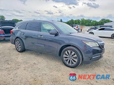 Czwarte zdjęcie samochodu z boku: 2015 ACURA MDX TECHNOLOGY VIN:5FRYD4H49FB010489 - miniatura