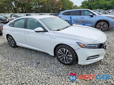 Czwarte zdjęcie samochodu z boku: 2020 HONDA ACCORD HYBRID VIN:1HGCV3F10LA002170 - miniatura