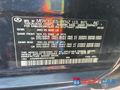 Zdjęcie 13 z 13 samochodu: 2000 MERCEDES-BENZ ML 320 VIN:4JGAB54E9YA174586 - miniatura