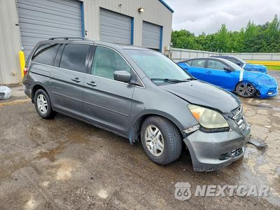 Czwarte zdjęcie samochodu z boku: 2007 HONDA ODYSSEY EXL VIN:5FNRL38797B420966 - miniatura