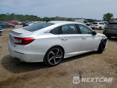 Trzecie zdjęcie samochodu z tyłu: 2022 HONDA ACCORD SPORT VIN:1HGCV1F3XNA036674 - miniatura