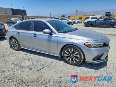 Czwarte zdjęcie samochodu z boku: 2022 HONDA CIVIC EX VIN:JHMFE1F7XNX001336 - miniatura