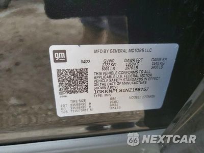 Zdjęcie 13 z 13 samochodu: 2022 GMC ACADIA DENALI VIN:1GKKNPLS1NZ158757 - miniatura