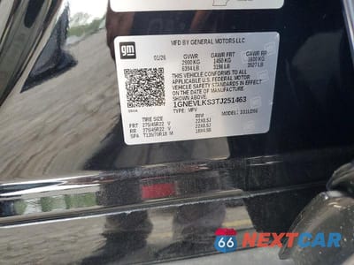 Zdjęcie 13 z 13 samochodu: 2026 CHEVROLET TRAVERSE RS VIN:1GNEVLKS3TJ251463 - miniatura