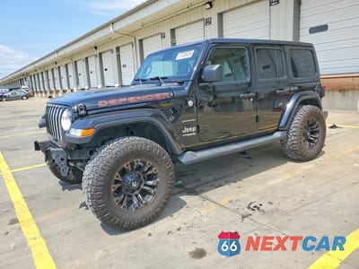 2020 JEEP WRANGLER UNLIMITED SAHARA 1C4HJXEGXLW297701 - główne zdjęcie licytacji z USA - miniatura