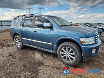 Czwarte zdjęcie samochodu z boku: 2008 INFINITI QX56 BASE VIN:5N3AA08C08N907199 - miniatura