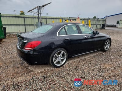 Trzecie zdjęcie samochodu z tyłu: 2016 MERCEDES-BENZ C 300 4MATIC VIN:WDDWF4KB2GR143865 - miniatura
