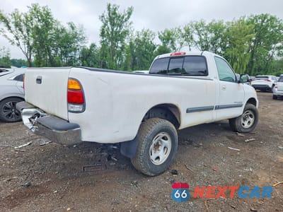 Trzecie zdjęcie samochodu z tyłu: 2003 TOYOTA TUNDRA SR5 VIN:5TBKT44113S407829 - miniatura