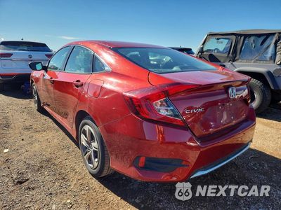Drugie zdjęcie samochodu z przodu: 2019 HONDA CIVIC LX VIN:2HGFC2F65KH562355 - miniatura