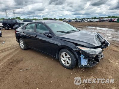 Czwarte zdjęcie samochodu z boku: 2021 HYUNDAI ELANTRA SE VIN:KMHLL4AG4MU118215 - miniatura