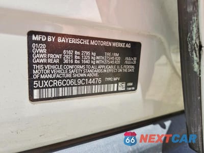 Zdjęcie 13 z 13 samochodu: 2020 BMW X5 XDRIVE40I VIN:5UXCR6C06L9C14476 - miniatura