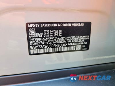 Zdjęcie 13 z 13 samochodu: 2023 BMW I4 EDRIVE 40 VIN:WBY73AW05PFN86882 - miniatura