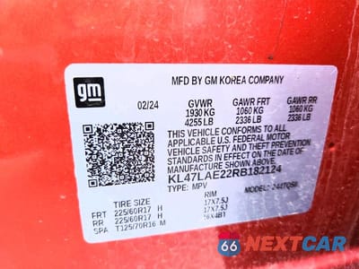 Zdjęcie 12 z 12 samochodu: 2024 BUICK ENVISTA PREFERRED VIN:KL47LAE22RB182124 - miniatura