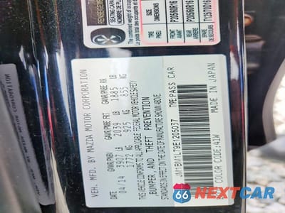 Zdjęcie 12 z 12 samochodu: 2014 MAZDA 3 TOURING VIN:JM1BM1L79E1205037 - miniatura