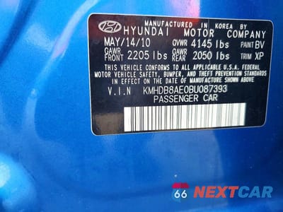 Zdjęcie 12 z 12 samochodu: 2011 HYUNDAI ELANTRA TOURING GLS VIN:KMHDB8AE0BU087393 - miniatura