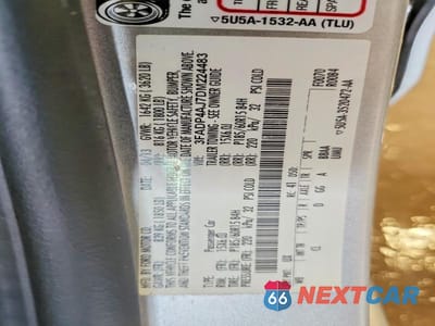 Zdjęcie 12 z 12 samochodu: 2013 FORD FIESTA S VIN:3FADP4AJ7DM224483 - miniatura