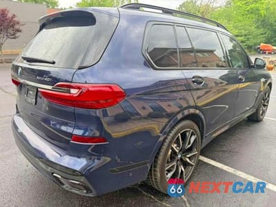 Trzecie zdjęcie samochodu z tyłu: 2022 BMW X7 XDRIVE40I VIN:5UXCW2C04N9M02866 - miniatura