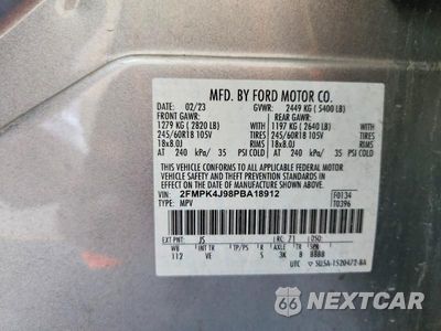 Zdjęcie 43 z 46 samochodu: 2023 FORD EDGE SEL VIN:2FMPK4J98PBA18912 - miniatura