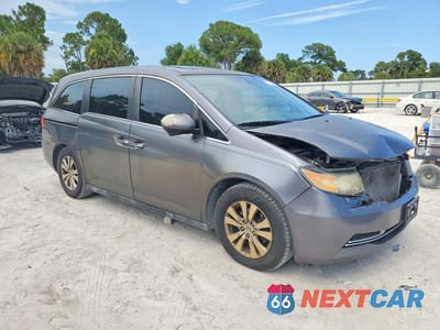 Czwarte zdjęcie samochodu z boku: 2014 HONDA ODYSSEY EXL VIN:5FNRL5H6XEB090996 - miniatura