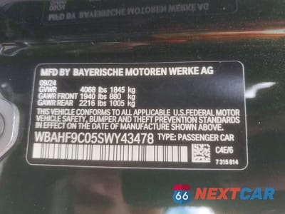 Zdjęcie 13 z 13 samochodu: 2025 BMW Z4 M40I VIN:WBAHF9C05SWY43478 - miniatura