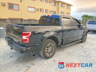 Trzecie zdjęcie samochodu z tyłu: 2019 FORD F150 SUPERCREW VIN:1FTEW1EP2KFD02695 - miniatura